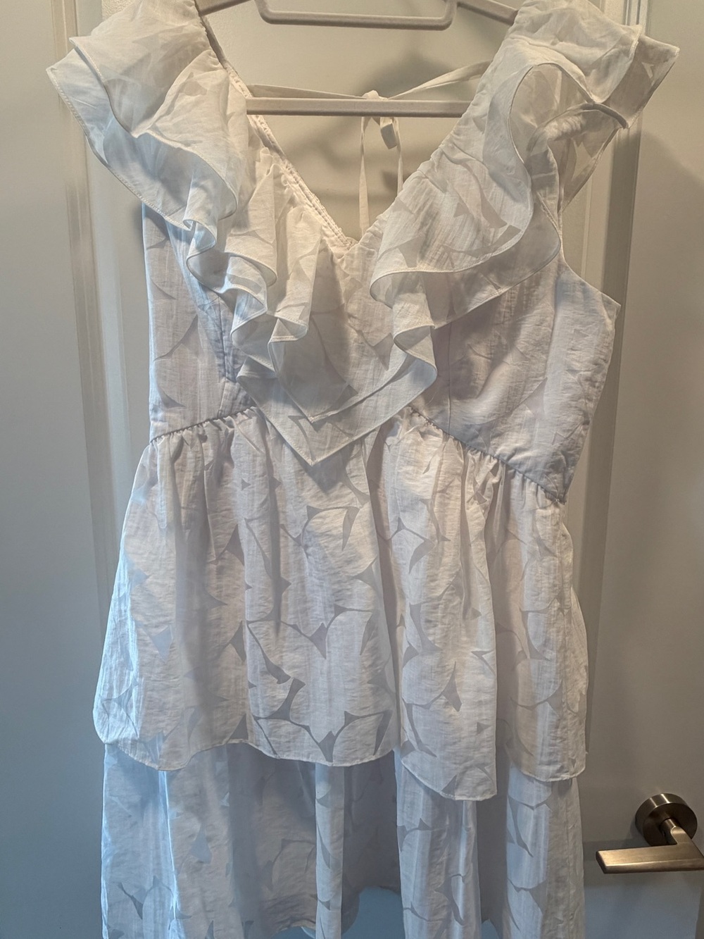 Lilly Pulitzer White Ritamarie Ruffle Mini Dress - Picture 3 of 6